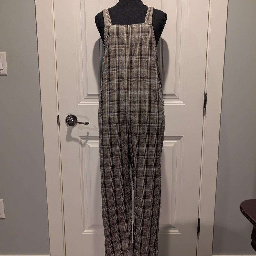 Chic Plaid Women's Jumpsuit